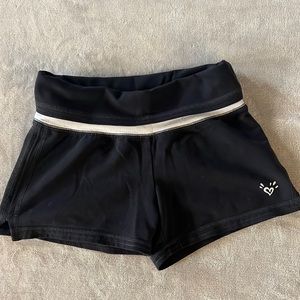 Girls Justice Fold-over Waist Knit Shorts - size 10